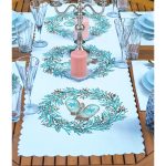 4+1 Özel Tasarım Kış Temalı Amerikan Servis & Runner Seti Realhomes