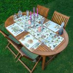 4+1 Çiçek Desenli Özel Tasarım Amerikan Servis & Runner Seti Realhomes