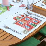 4+1 Renkli Evler Özel Tasarım Amerikan Servis & Runner Seti Realhomes