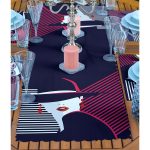 4+1 Fashion Girl Tasarımlı Amerikan Servis & Runner Seti Realhomes