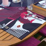 4+1 Fashion Girl Tasarımlı Amerikan Servis & Runner Seti Realhomes