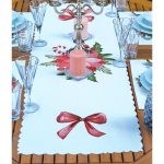 4+1 Çiçek & Şeker Tasarımlı Amerikan Servis & Runner Seti Realhomes