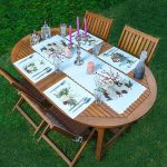 4+1 Özel Tasarım Mum Temalı Amerikan Servis & Runner Seti Realhomes