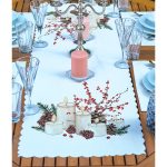 4+1 Özel Tasarım Mum Temalı Amerikan Servis & Runner Seti Realhomes