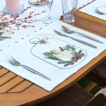 4+1 Özel Tasarım Mum Temalı Amerikan Servis & Runner Seti Realhomes