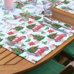 - ServisRunner-Set318-Gorsel3 - Realhomes  4+1 Yılbaşı Çam Ağacı Özel Tasarımlı Amerikan Servis & Runner Seti Realhomes