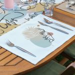 4+1 Bohemian Motifler Özel Tasarımlı  Amerikan Servis & Runner Seti Realhomes