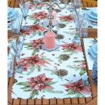 4+1 Gül & Kozalak Özel Tasarımlı Amerikan Servis & Runner Seti Realhomes