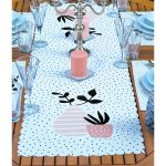 4+1 Kumlama Zemin Çiçek Saksıları Özel Tasarım Amerikan Servis & Runner Seti Realhomes