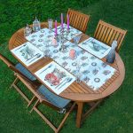 4+1 Çam Ağaçlı Araba Desenli Amerikan Servis & Runner Seti Realhomes