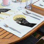 4+1 Kelebek & Mehndi Özel Tasarımlı Amerikan Servis & Runner Seti Realhomes