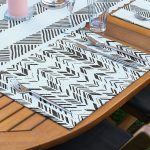 4+1 Özel Tasarım İskandinav Çizimli Amerikan Servis & Runner Seti Realhomes