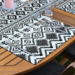 4+1 Özel Tasarım İskandinav Motifli Amerikan Servis & Runner Seti Realhomes