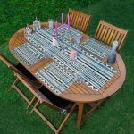 4+1 Özel Tasarım İskandinav Çizimli Amerikan Servis & Runner Seti Realhomes