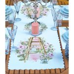 4+1 Çiçek Demetleri Özel Tasarım Amerikan Servis & Runner Seti Realhomes