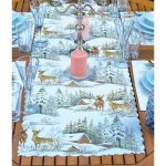 - ServisRunner-Set368-Gorsel2 - Realhomes  4+1 Geyikli Bağ Evi Kış Temalı Amerikan Servis & Runner Seti Realhomes