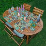 - ServisRunner-Set38-Gorsel1 - Realhomes 4+1 Etnik Kareli Mandala Tasarımlı Amerikan Servis & Runner Seti Realhomes