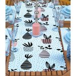 4+1 Kumlama Zemin Kaktüs Tasarımlı Amerikan Servis & Runner Seti Realhomes