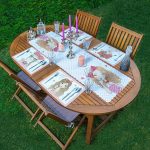 4+1 Pop-Art Kız Çizimli Amerikan Servis & Runner Seti Realhomes