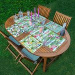 4+1 Flamingo & Summer Tasarımlı Amerikan Servis & Runner Seti Realhomes