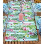 4+1 Flamingo & Summer Tasarımlı Amerikan Servis & Runner Seti Realhomes