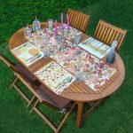 4+1 Sonbahar Yaprak & Ağaçları Motifli Amerikan Servis & Runner Seti Realhomes