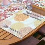 4+1 Sonbahar Yaprak & Ağaçları Motifli Amerikan Servis & Runner Seti Realhomes