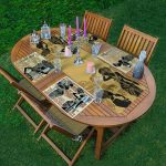 4+1 Etnik African Women Tasarımlı Amerikan Servis & Runner Seti Realhomes