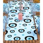 4+1 Nazar Boncuğu Tasarımlı Amerikan Servis & Runner Seti Realhomes