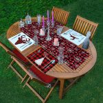 - ServisRunner-Set82-Gorsel1 - Realhomes  4+1 Ekose Zemin Mery Christmas Tasarımlı Amerikan Servis & Runner Seti Realhomes