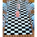 4+1 Dama Zemin & Öpücük Atan Kız Tasarımlı Amerikan Servis & Runner Seti Realhomes