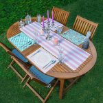 4+1 Özel Tasarım Dijital Baskılı  Amerikan Servis & Runner Seti Realhomes