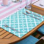 4+1 Özel Tasarım Dijital Baskılı  Amerikan Servis & Runner Seti Realhomes