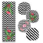 - RunnerYuvPofiSet125-Zizag-Zeminli-Flamingo-Tasarimli-4-Yuvarlak-Pofidik-Sandalye-Minderi-ve-1-Runner-Seti-1 - Realhomes  Zizag Zeminli Flamingo Tasarımlı 4 Yuvarlak Pofuduk Sandalye Minderi ve 1 Runner Seti Realhomes