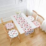 - RunnerYuvPofiSet130-Mery-Christmas-Geyik-Desenli-4-Yuvarlak-Pofidik-Sandalye-Minderi-ve-1-Runner-Seti - Realhomes  Mery Christmas Geyik Desenli 4 Yuvarlak Pofuduk Sandalye Minderi ve 1 Runner Seti Realhomes