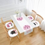 - RunnerYuvPofiSet141-Parfum-Sisesi-Tasarimli-4-Yuvarlak-Pofidik-Sandalye-Minderi-ve-1-Runner-Seti - Realhomes  Parfüm Şişesi Tasarımlı 4 Yuvarlak Pofuduk Sandalye Minderi ve 1 Runner Seti Realhomes