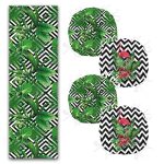 - RunnerYuvPofiSet147-3D-Yaprak-ve-Flamingo-Tasarimli-4-Yuvarlak-Pofidik-Sandalye-Minderi-ve-1-Runner-Seti-1 - Realhomes  3D Yaprak ve Flamingo Tasarımlı 4 Yuvarlak Pofuduk Sandalye Minderi ve 1 Runner Seti Realhomes