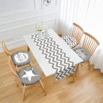 - RunnerYuvPofiSet190-Gri-Renklerin-Sikligi-4-Yuvarlak-Pofidik-Sandalye-Minderi-ve-1-Runner-Seti - Realhomes Gri Renklerin Şıklığı 4 Yuvarlak Pofuduk Sandalye Minderi ve 1 Runner Seti Realhomes