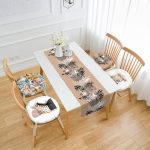 - RunnerYuvPofiSet215-Bohem-Cizimler-Tasarimli-4-Yuvarlak-Pofidik-Sandalye-Minderi-ve-1-Runner-Seti - Realhomes  Bohem Çizimler Tasarımlı 4 Yuvarlak Pofuduk Sandalye Minderi ve 1 Runner Seti Realhomes