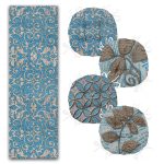 - RunnerYuvPofiSet217-Mavi-Damask-Tasarimli-4-Yuvarlak-Pofidik-Sandalye-Minderi-ve-1-Runner-Seti-1 - Realhomes Mavi Damask Tasarımlı 4 Yuvarlak Pofuduk Sandalye Minderi ve 1 Runner Seti Realhomes