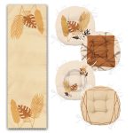 - RunnerYuvPofiSet219-Krem-Renkli-Ozel-Tasarim-4-Yuvarlak-Pofidik-Sandalye-Minderi-ve-1-Runner-Seti-1 - Realhomes  Krem Renkli Özel Tasarım 4 Yuvarlak Pofuduk Sandalye Minderi ve 1 Runner Seti Realhomes