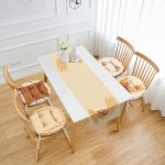 - RunnerYuvPofiSet219-Krem-Renkli-Ozel-Tasarim-4-Yuvarlak-Pofidik-Sandalye-Minderi-ve-1-Runner-Seti - Realhomes  Krem Renkli Özel Tasarım 4 Yuvarlak Pofuduk Sandalye Minderi ve 1 Runner Seti Realhomes