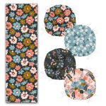 - RunnerYuvPofiSet256-Soyut-Cicek-Tasarimli-4-Yuvarlak-Pofidik-Sandalye-Minderi-ve-1-Runner-Seti-1 - Realhomes Soyut Çiçek Tasarımlı 4 Yuvarlak Pofuduk Sandalye Minderi ve 1 Runner Seti Realhomes