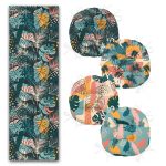 - RunnerYuvPofiSet259-Renkli-Tropik-Yaprak-Motifli-4-Yuvarlak-Pofidik-Sandalye-Minderi-ve-1-Runner-Seti-1 - Realhomes  Renkli Tropik Yaprak Motifli 4 Yuvarlak Pofuduk Sandalye Minderi ve 1 Runner Seti Realhomes