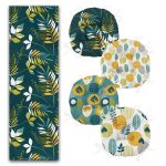 - RunnerYuvPofiSet267-Tropik-Yaprak-Tasarimli-4-Yuvarlak-Pofidik-Sandalye-Minderi-ve-1-Runner-Seti-1 - Realhomes  Tropik Yaprak Tasarımlı 4 Yuvarlak Pofuduk Sandalye Minderi ve 1 Runner Seti Realhomes