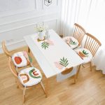 - RunnerYuvPofiSet275-Soyut-Renk-Temali-4-Yuvarlak-Pofidik-Sandalye-Minderi-ve-1-Runner-Seti - Realhomes  Soyut Renk Temalı 4 Yuvarlak Pofuduk Sandalye Minderi ve 1 Runner Seti Realhomes