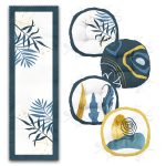 - RunnerYuvPofiSet290-Renkli-Egzotik-Yaprak-Tasarimli-4-Yuvarlak-Pofidik-Sandalye-Minderi-ve-1-Runner-Seti-1 - Realhomes Renkli Egzotik Yaprak Tasarımlı 4 Yuvarlak Pofuduk Sandalye Minderi ve 1 Runner Seti Realhomes