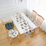 - RunnerYuvPofiSet292-Soyut-Renkli-Tropik-Yaprak-Cizimli-4-Yuvarlak-Pofidik-Sandalye-Minderi-ve-1-Runner-Seti - Realhomes  Soyut Renkli Tropik Yaprak Çizimli 4 Yuvarlak Pofuduk Sandalye Minderi ve 1 Runner Seti Realhomes