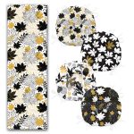 - RunnerYuvPofiSet327-Siyah-Beyaz-Altin-Varakli-Tropik-Yaprak-Motifli-4-Yuvarlak-Pofidik-Sandalye-Minderi-ve-1-Runner-Seti-1 - Realhomes Siyah Beyaz Altın Varaklı Tropik Yaprak Motifli 4 Yuvarlak Pofuduk Sandalye Minderi ve 1 Runner Seti Realhomes