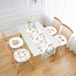 - RunnerYuvPofiSet338-Suluboya-Cizimli-Karahindiba-Tasarimli-4-Yuvarlak-Pofidik-Sandalye-Minderi-ve-1-Runner-Seti - Realhomes  Suluboya Çizimli Karahindiba Tasarımlı 4 Yuvarlak Pofuduk Sandalye Minderi ve 1 Runner Seti Realhomes